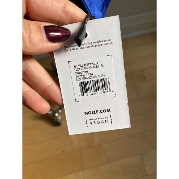 Noize BNWT Mens blue "Ryker" Techno Bonded rain jacket sz Xlarge NEW bomber - Picture 4 of 9